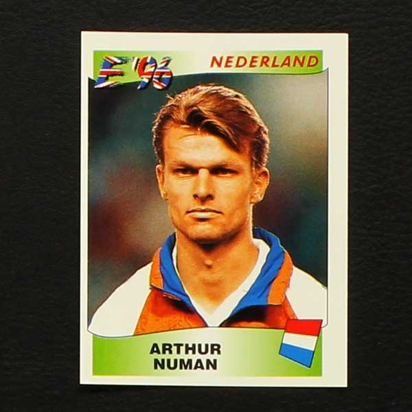 Euro 96 Nr. 083 Panini Sticker Arthur Numan