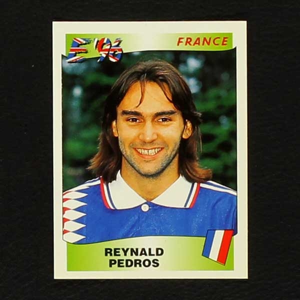 Euro 96 No. 188 Panini sticker Reynald Pedros