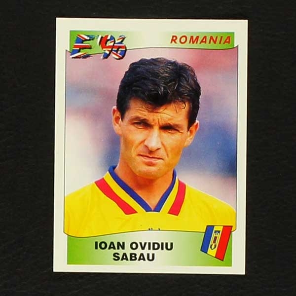 Euro 96 No. 170 Panini sticker Sabau