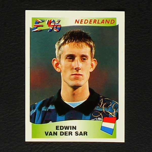 Euro 96 No. 077 Panini sticker Edwin Van Der Sar