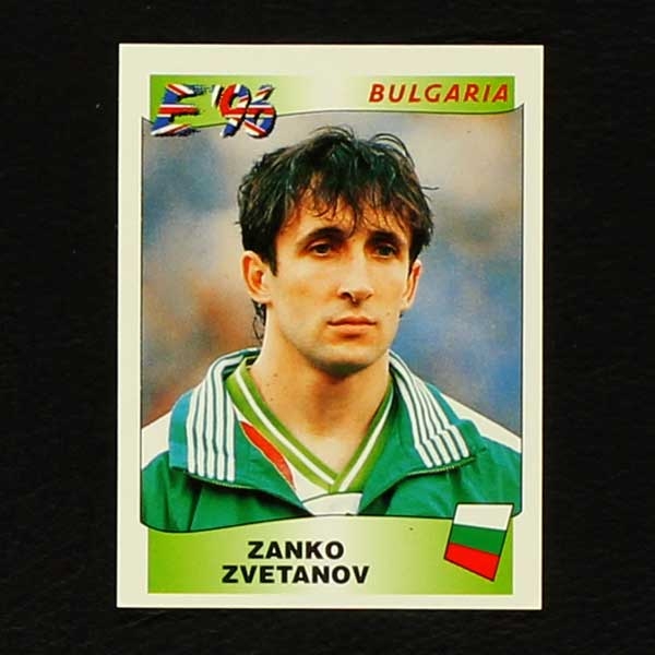 Euro 96 No. 143 Panini sticker Zanko Zvetanov