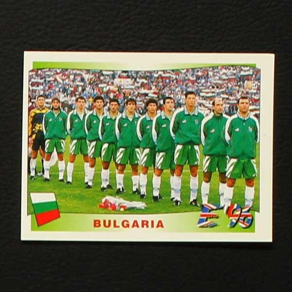Euro 96 Nr. 136 Panini Sticker Mannschaft Bulgaria