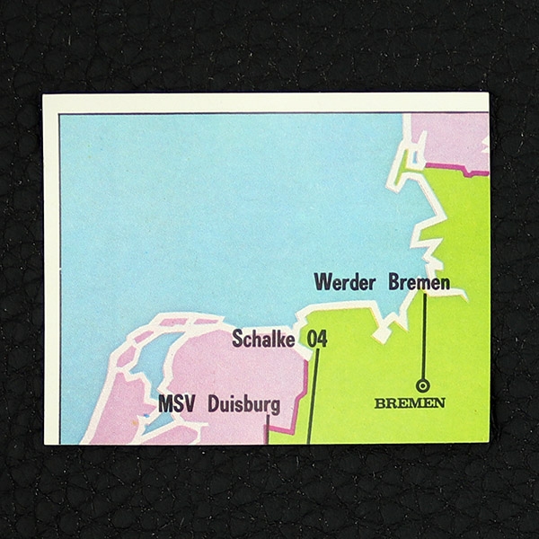 Landkarte Panini Sticker Nr. 1 - Fußball 79