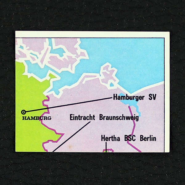 Landkarte Panini Sticker Nr. 2 - Fußball 79