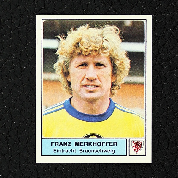 Franz Merkhoffer Panini Sticker No. 60 - Fußball 79