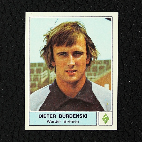 Dieter Burdenski Panini Sticker No. 72 - Fußball 79