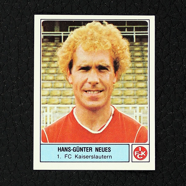 Hans-Günter Neues Panini Sticker Nr. 204 - Fußball 79