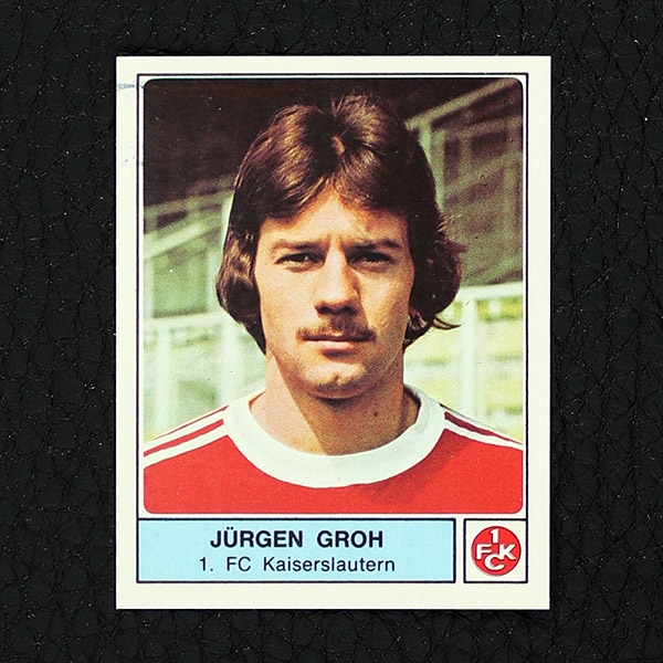 Jürgen Groh Panini Sticker Nr. 206 - Fußball 79