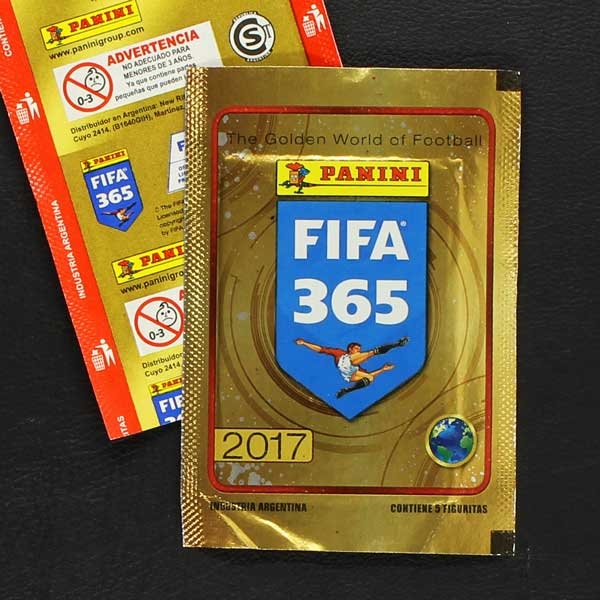 FIFA 365 2017 Panini Sticker Tüte Argentinien