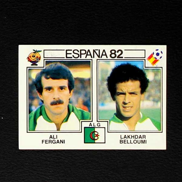 Espana 82 Nr. 106 Panini Sticker Fergani / Belloumi