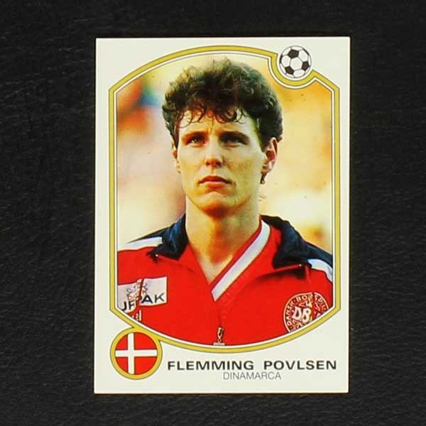 Flemming Povlsen Panini Sticker Futbol 92