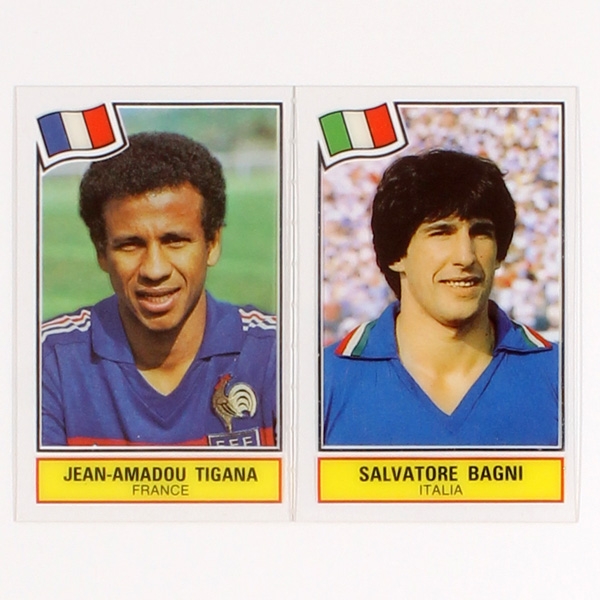 Football Super Stars 1984 Panini - 2 Versionen + Zico