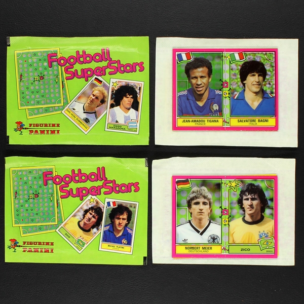 Football Super Stars 1984 Panini - 2 Versionen + Zico