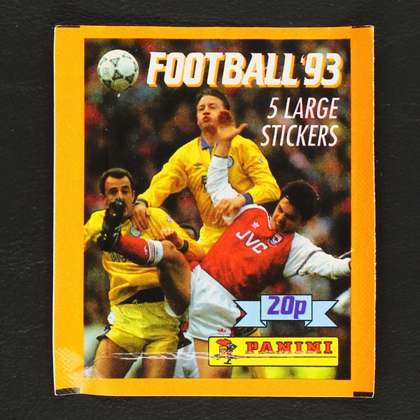 Football 93 Panini sticker bag England
