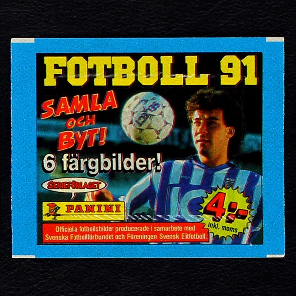 Fotboll 91 Panini sticker bag