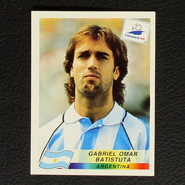 505 Panini WM WC World Cup France 1998 Sticker Gabriel Batistuta Argentina Nr 