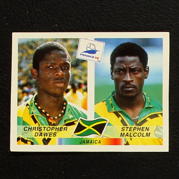 France 98 No. 559 Panini sticker Dawes - Malcolm