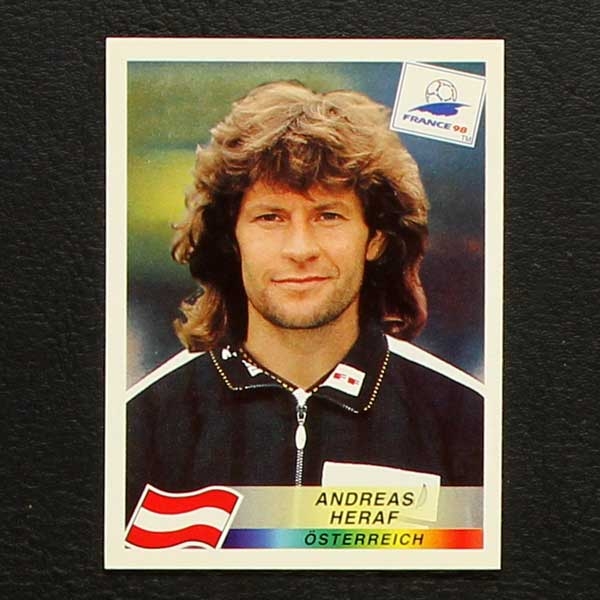 France 98 No. 146 Panini sticker Andreas Heraf