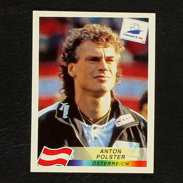 France 98 Nr. 154 Panini Sticker Anton Polster