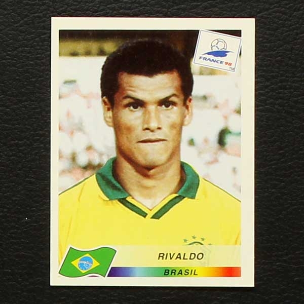 France 98 Nr. 026 Panini Sticker Rivaldo