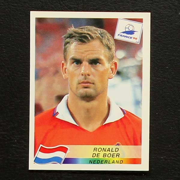 Ronald De Boer Olanda N.308 FRANCE 98 PANINI World Cup Panini 1998 