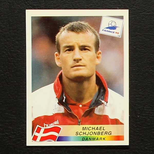 France 98 No. 218 Panini sticker Schjonberg