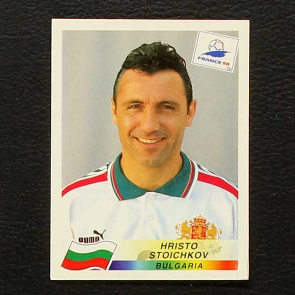 France 98 Nr. 295 Panini Sticker Stoichkov