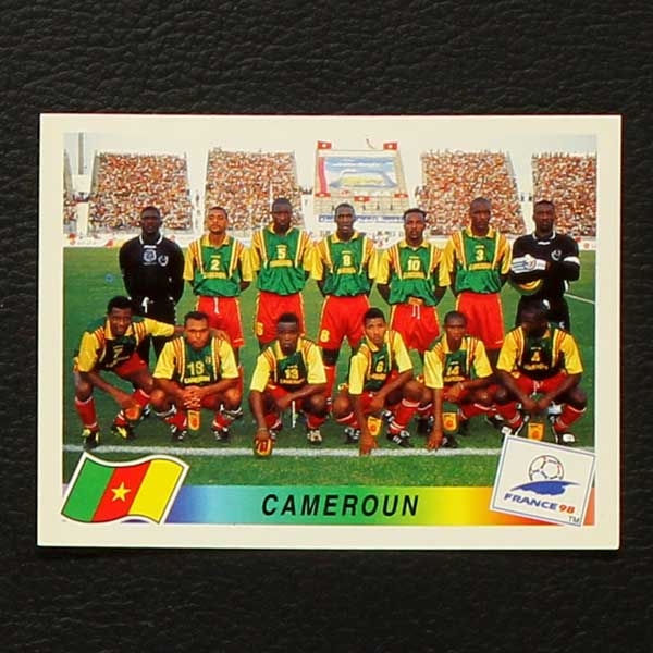 France 98 No. 120 Panini sticker team Cameroun