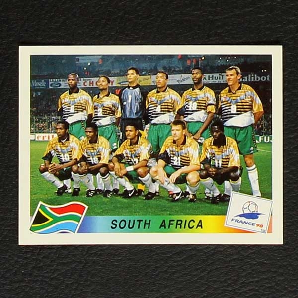 France 98 No. 174 Panini sticker team South Africa