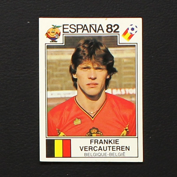 Espana 82 No. 212 Panini sticker Frankie Vercauteren