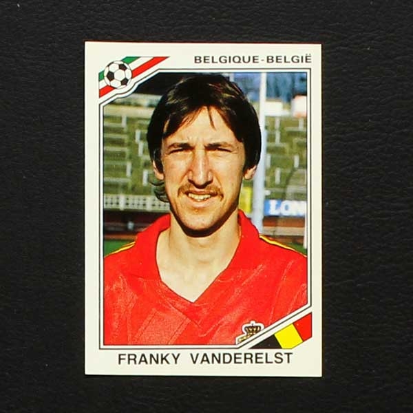 Mexico 86 No. 132 Panini sticker Franky Vanderelst