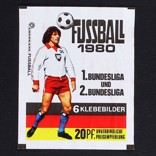 Fußball 1980 Americana Sticker Tüte