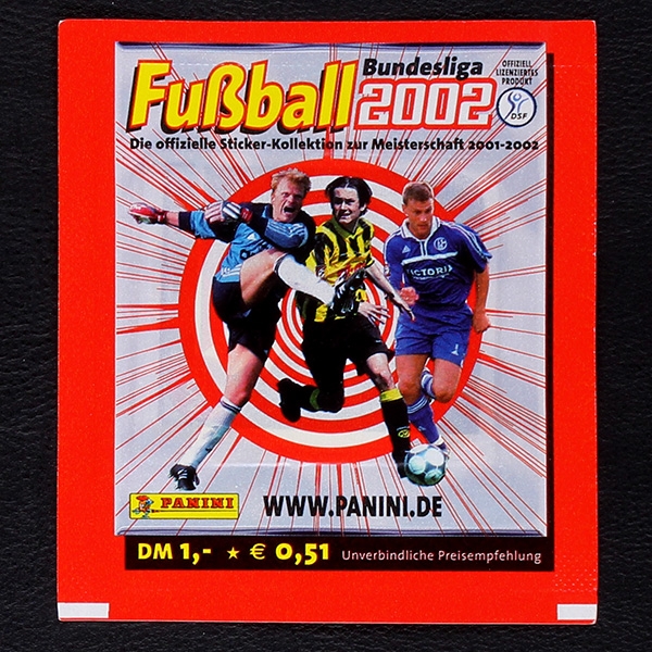 Fußball 2002 Panini sticker bag