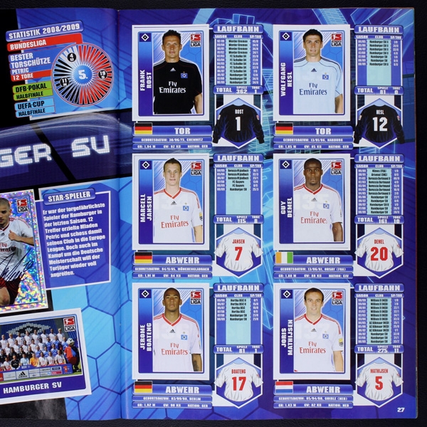 Fußball 2009 Topps sticker album complete