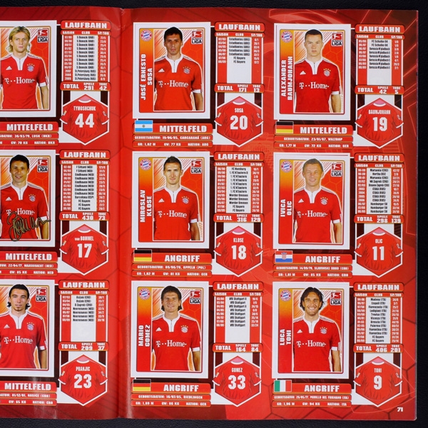 Fußball 2009 Topps sticker album complete