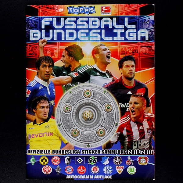 Fußball 2010 Topps Sticker Album komplett