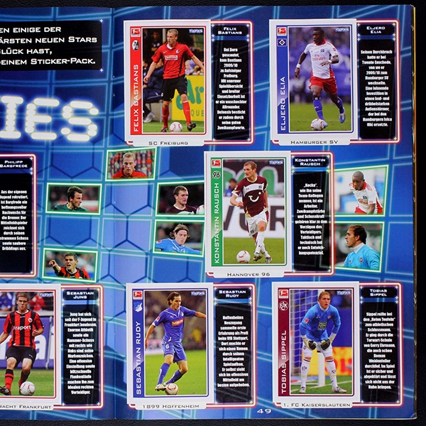 Fußball 2010 Topps Sticker Album komplett