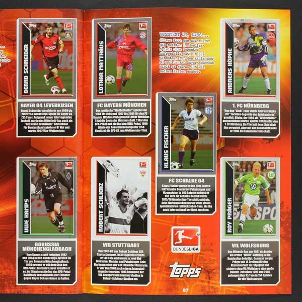 Fußball 2011 Topps sticker album complete