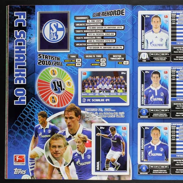 Fußball 2011 Topps sticker album complete
