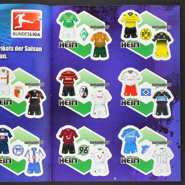 Fußball 2011 Topps sticker album complete