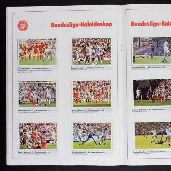 Fußball 81 Bergmann Sticker Album komplett