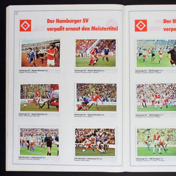 Fußball 81 Bergmann Sticker Album komplett