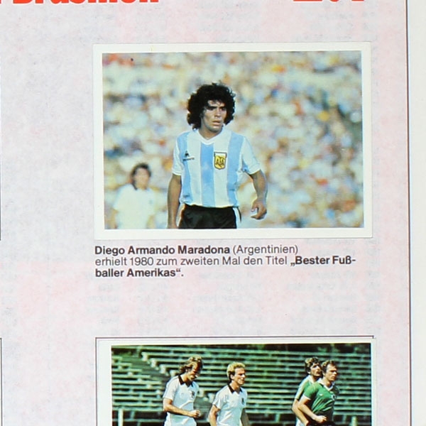 Fußball 81 Bergmann Sticker Album komplett