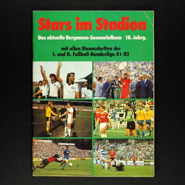 Fußball 81/82 Bergmann Sticker Album