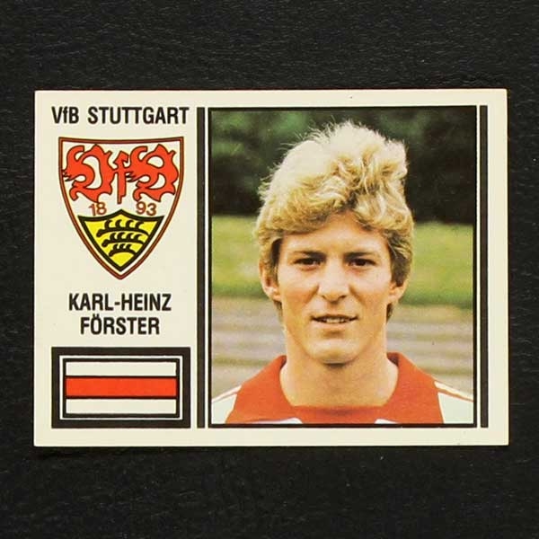 Karl-Heinz Förster Panini Sticker Serie Fußball 81