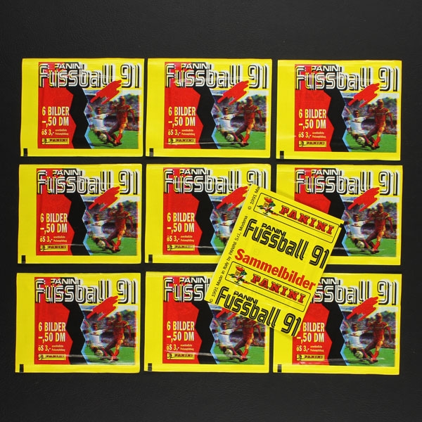 Fußball 91 Panini sticker bags