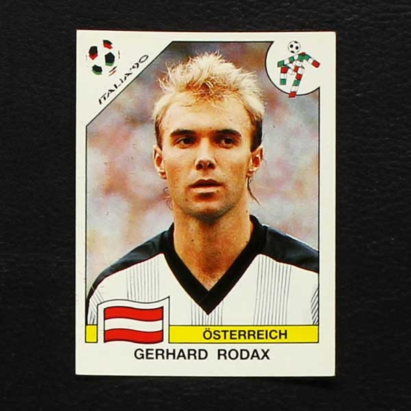 Italia 90 Nr. 074 Panini Sticker Gerhard Rodax StickerWorldwide