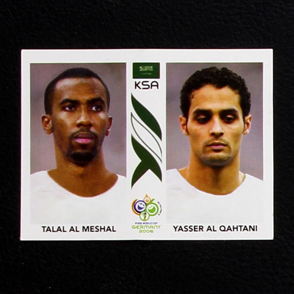 Germany 2006 No. 596 Panini sticker Al Meshal - Al Qahtani