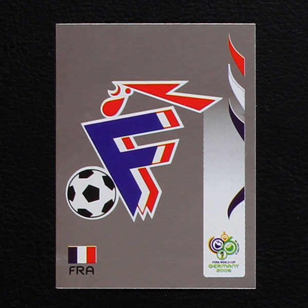 Panini 455 Logo Emblem Frankreich FIFA WM 2006 Germany 