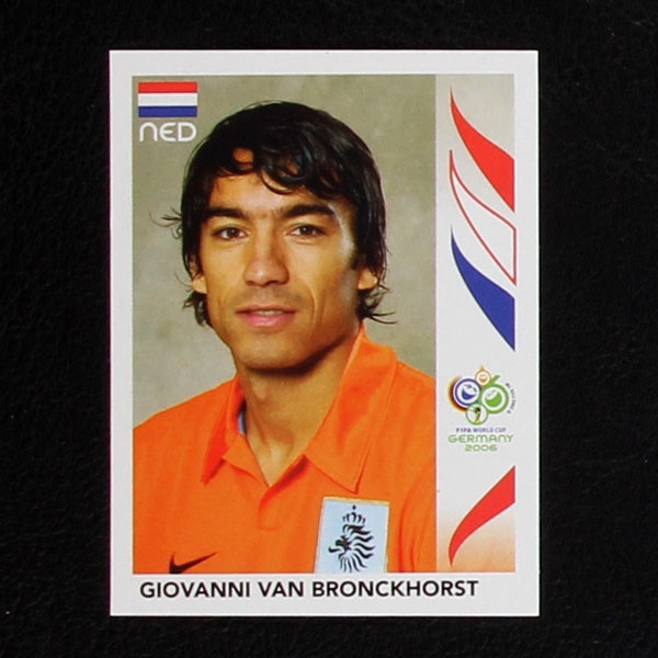 Panini 234 Giovanni van Bronckhorst Niederlande FIFA WM 2006 Germany 